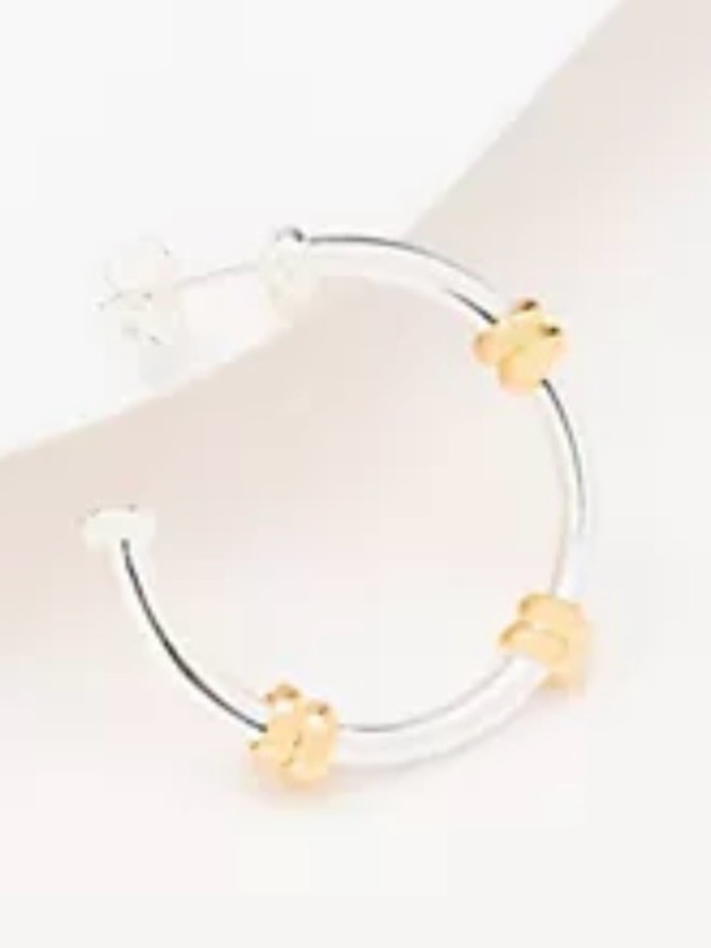 UltraFine Genuine 950 Silver Station Hoop
Earrings. NWT. The perfect hoops! - Picture 4 of 7